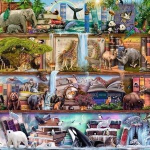 Ravensburger Wild Kingdom Shelves 2000pc Puzzle